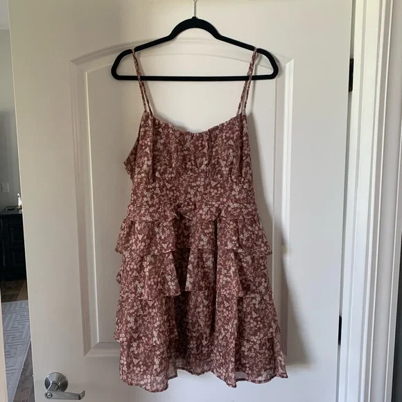 Arula Size 1XL Ruffle Floral Sun Dress - Picture 3 of 5